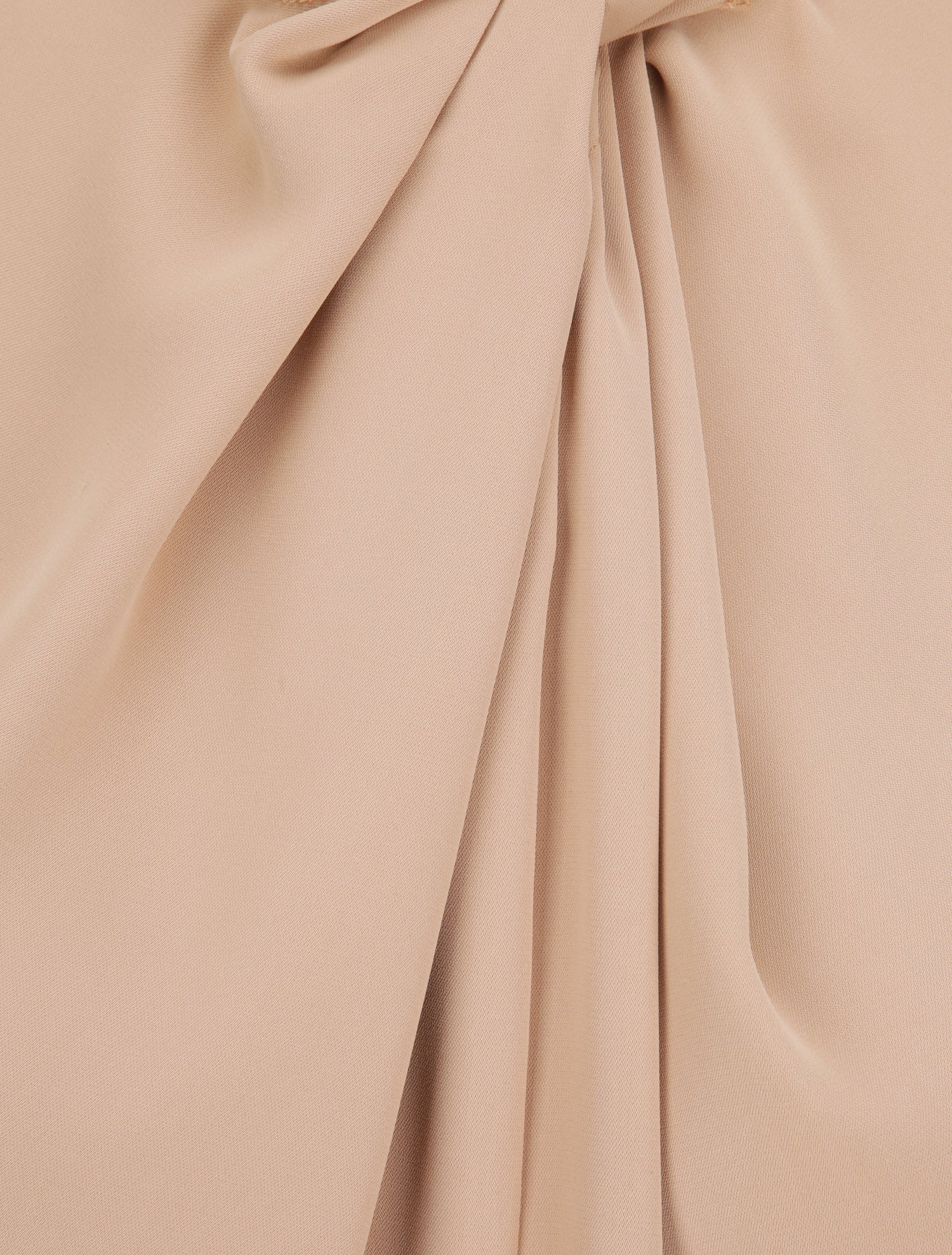 Top à col montant entrelacé - Beige - 3