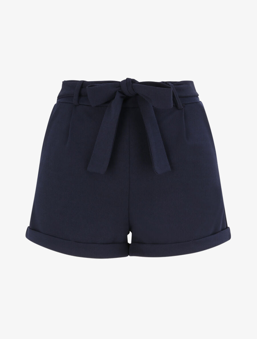 Mini short à revers - Marine - 4