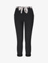 Pantalon chino droit à poches volantées - Noir - 4