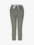 Pantalon chino droit à poches volantées - Kaki - 1