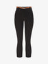 Pantalon droit uni à taille haute - Noir - 4