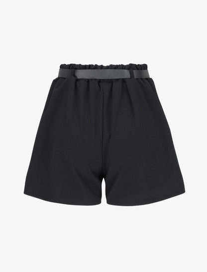 Short fluide évasé - Noir - 2