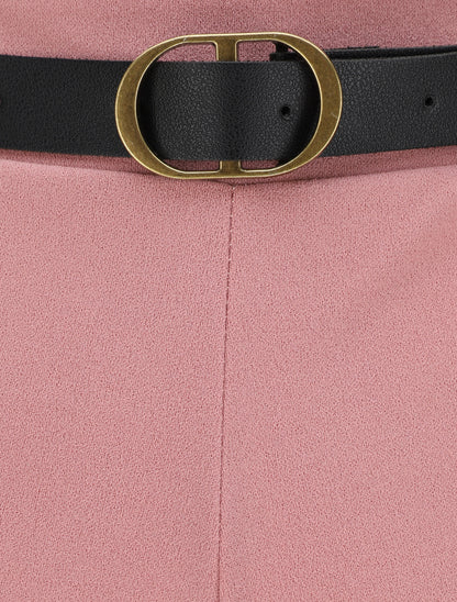 Short fluide évasé - Rose - 3