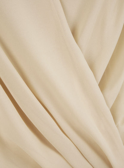 Top uni à bas élastiqué - Beige - 3