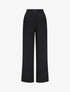 Pantalon ample coupe droite - Noir - 1