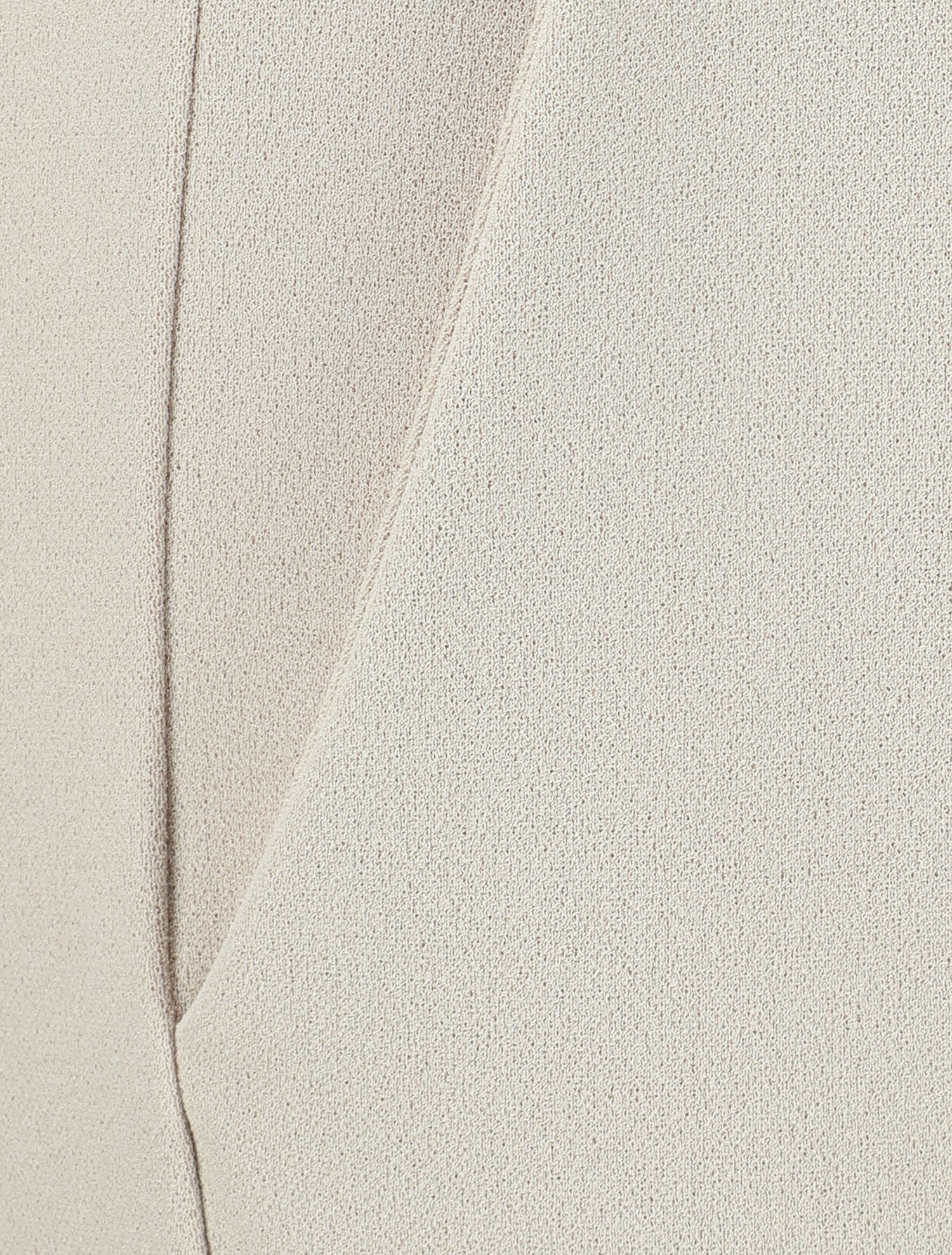 Pantalon droit à taille élastiquée - Beige - 3