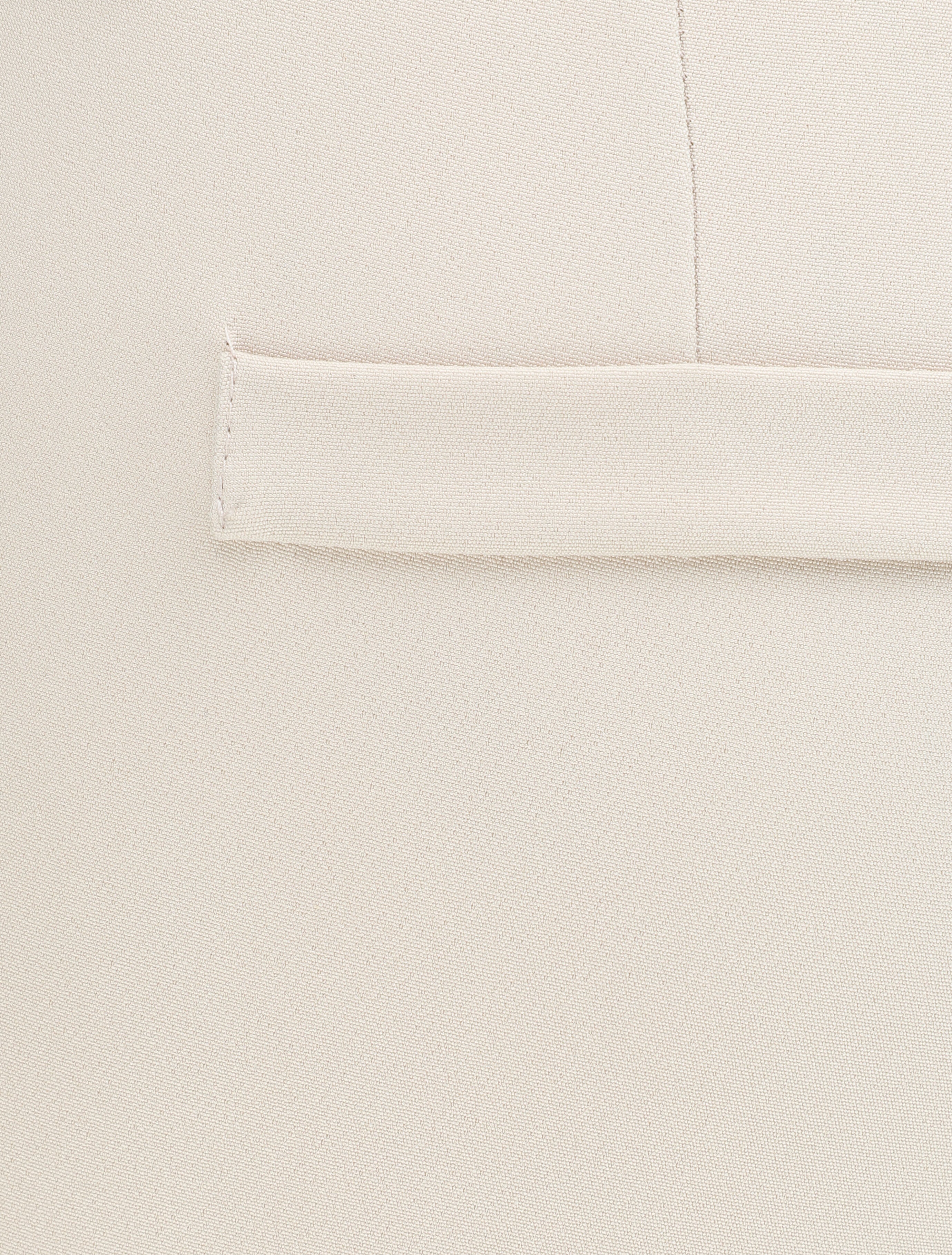 Pantalon droit à bords fendus - Beige - 3