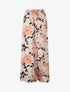 Pantalon ample à imprimé grandes fleurs - Rose saumon - 1