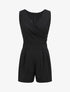 Combishort cache-coeur uni - Noir - 1