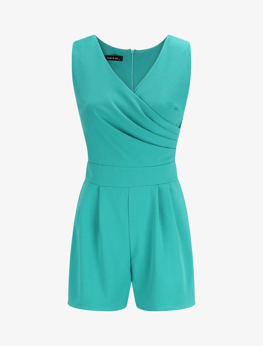 Combishort cache-coeur uni - Turquoise - 4