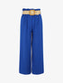 Pantalon ample à taille élastiquée - Bleu électrique - 1