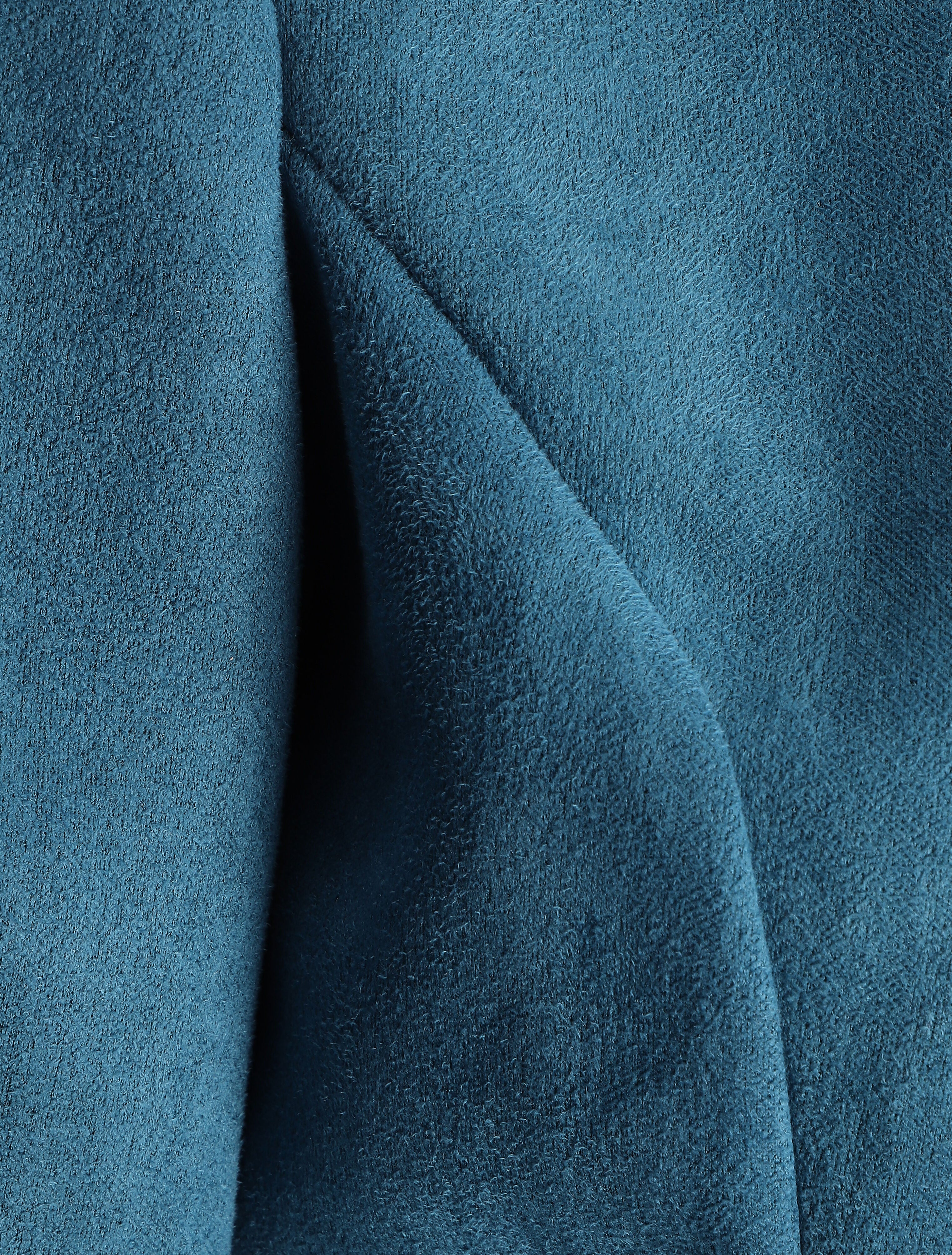Veste ouverte effet daim - Bleu - 3