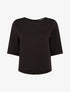 Top à dos boutonné - Noir - 4