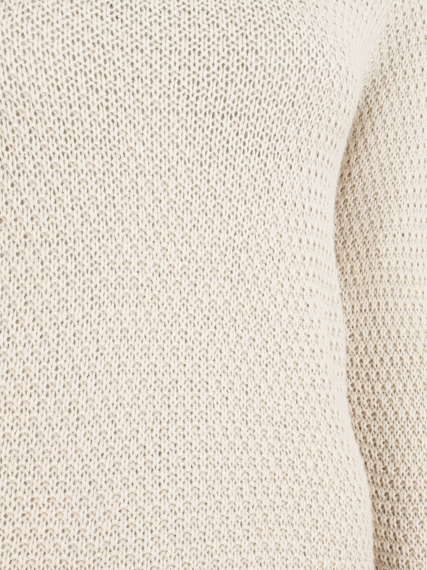 Pull droit à col rond - Beige - 3