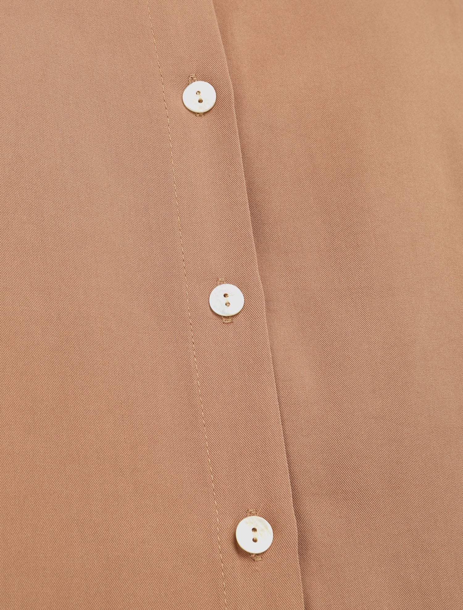 Top à dos boutonné - Camel - 3