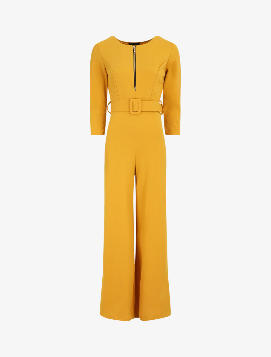 Combinaison à zip - Jaune - 4