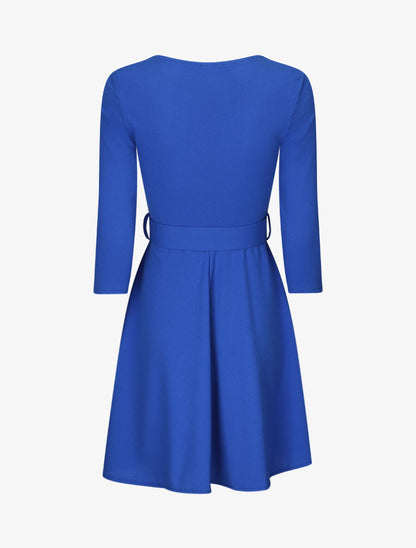 Robe patineuse à zip - Bleu électrique - 2