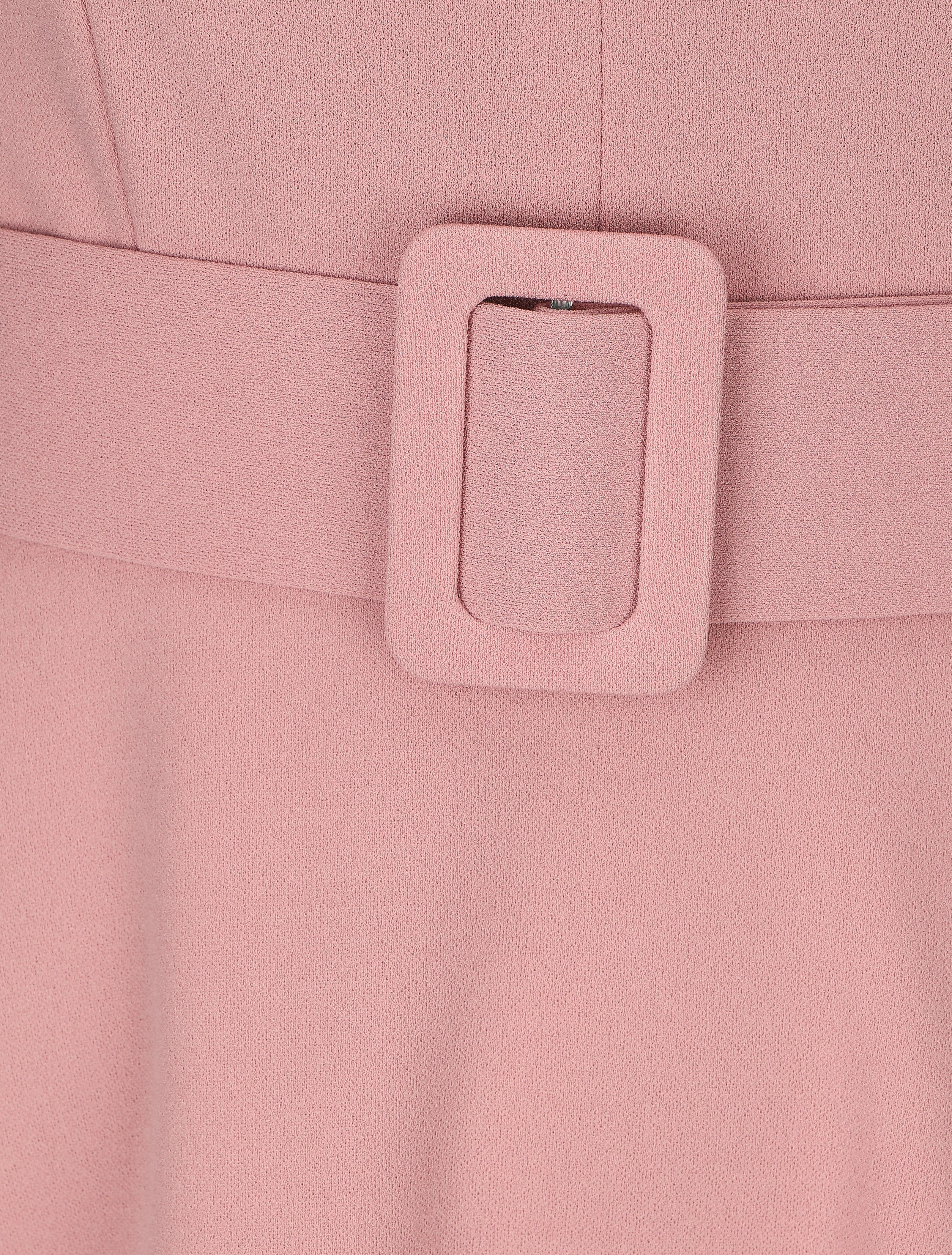 Robe patineuse à zip - Rose - 3