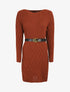 Robe pull courte - Rouille - 5