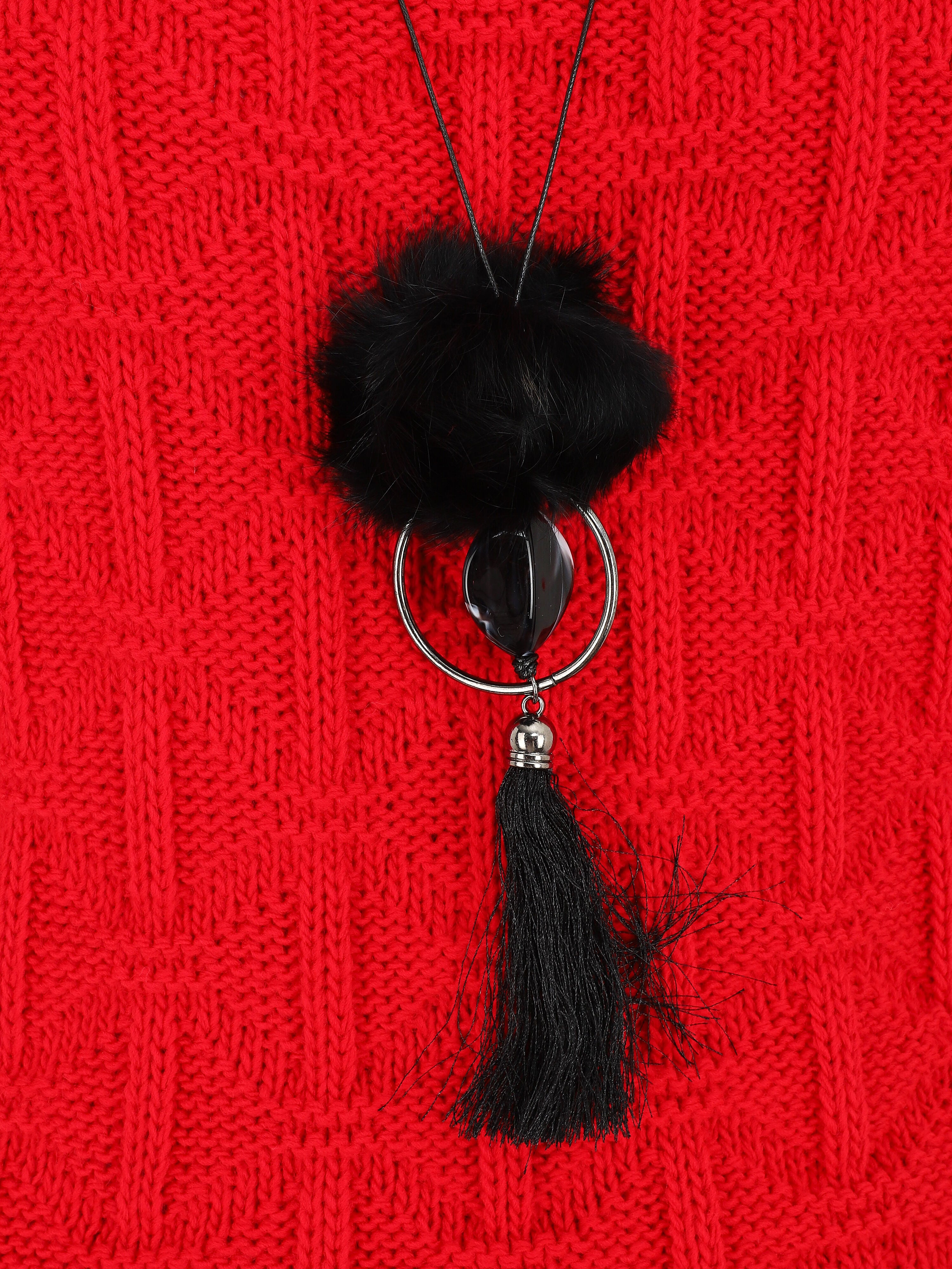 Pull uni sans manches - Rouge - 3