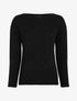 Pull classique à imprimé effet damier - Noir - 1