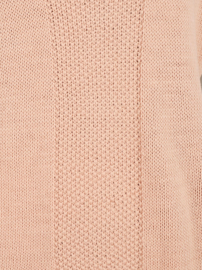 Pull à col rond et manches courtes - Rose - 3