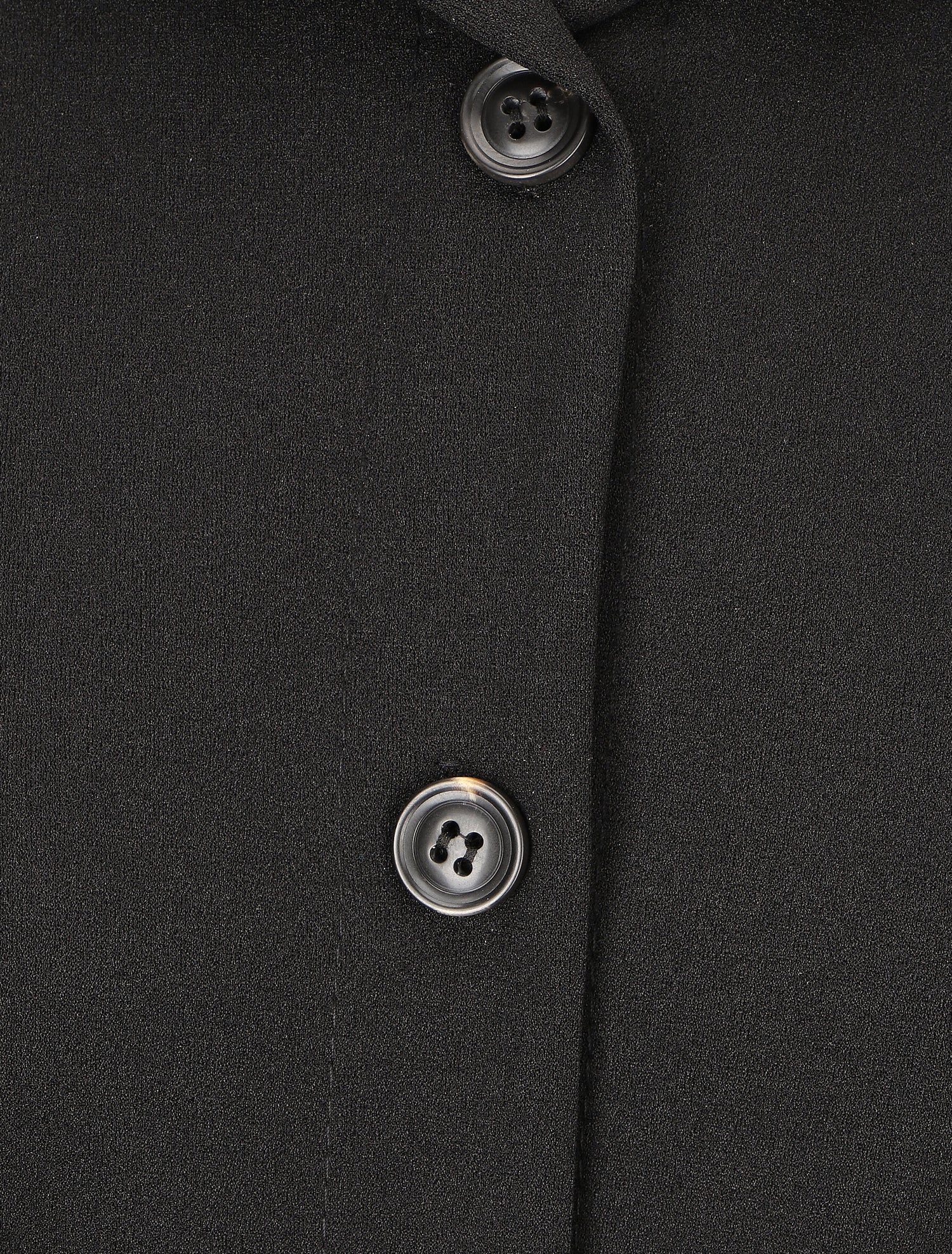 Chemise unie et liens à nouer - Noir - 3