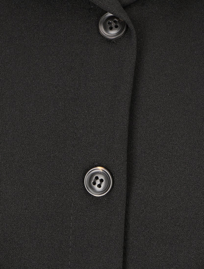 Chemise unie et liens à nouer - Noir - 3