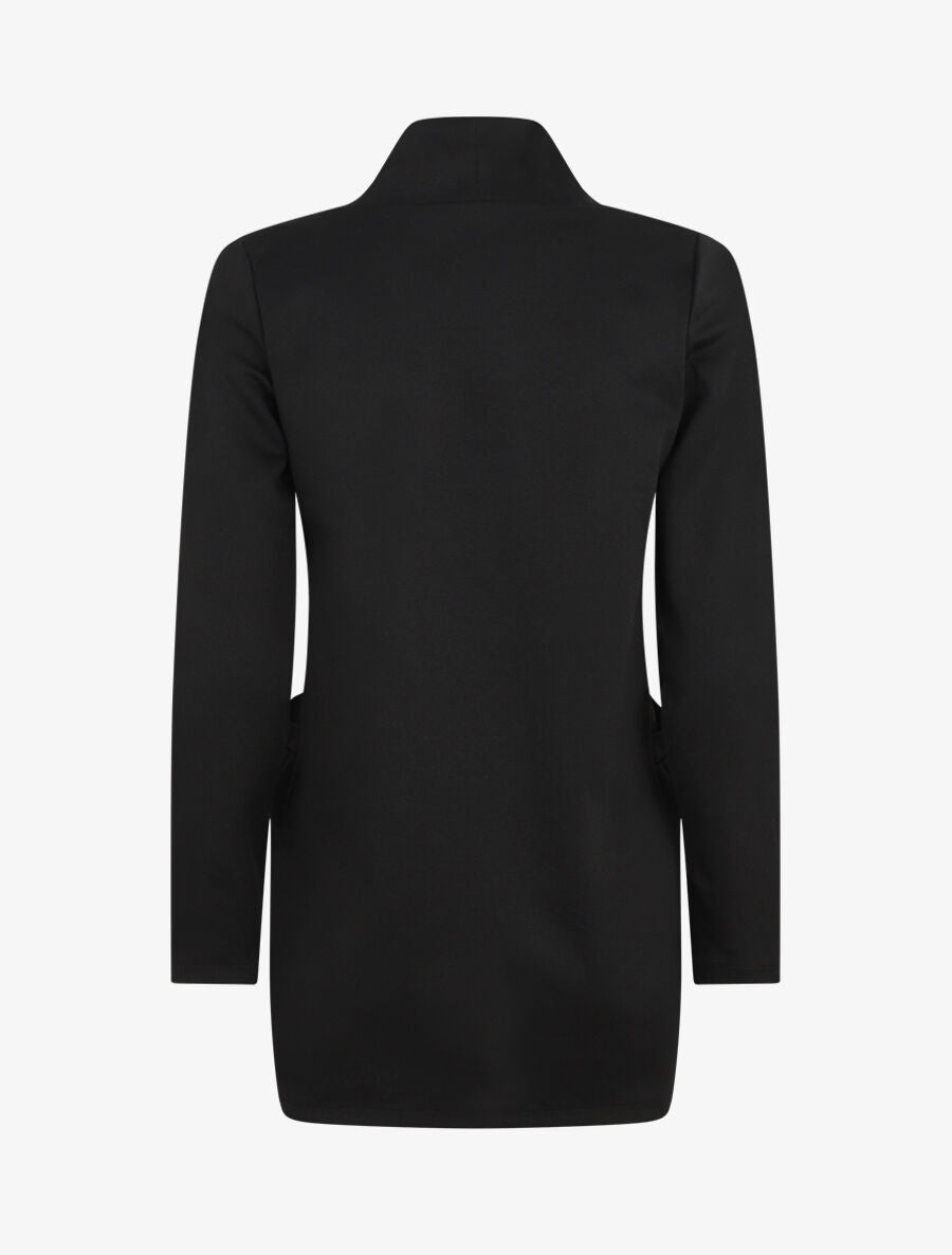 Veste légère ouverte à poches plaquées - Noir - 2