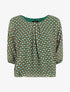 Blouse imprimé mosaïque - Vert - 1