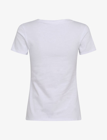 T-shirt slim Love is sweet - Blanc - 2