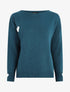 Pull droit à coeur - Bleu canard - 5