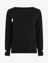 Pull droit à coeur - Noir - 4