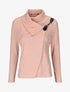 Pull col montant et crochet décoratif - Rose - 5