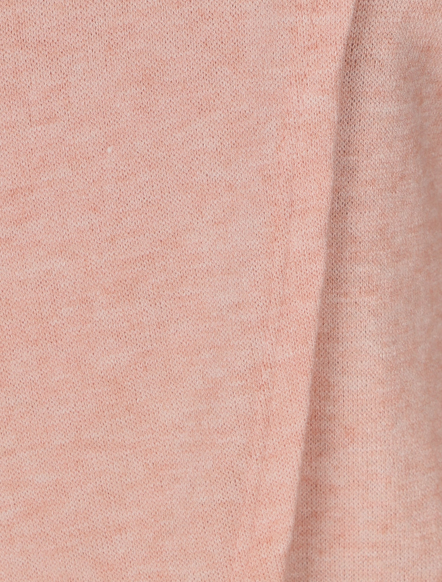 Pull col montant et crochet décoratif - Rose - 3