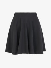 Jupe patineuse à taille haute - Noir - 1
