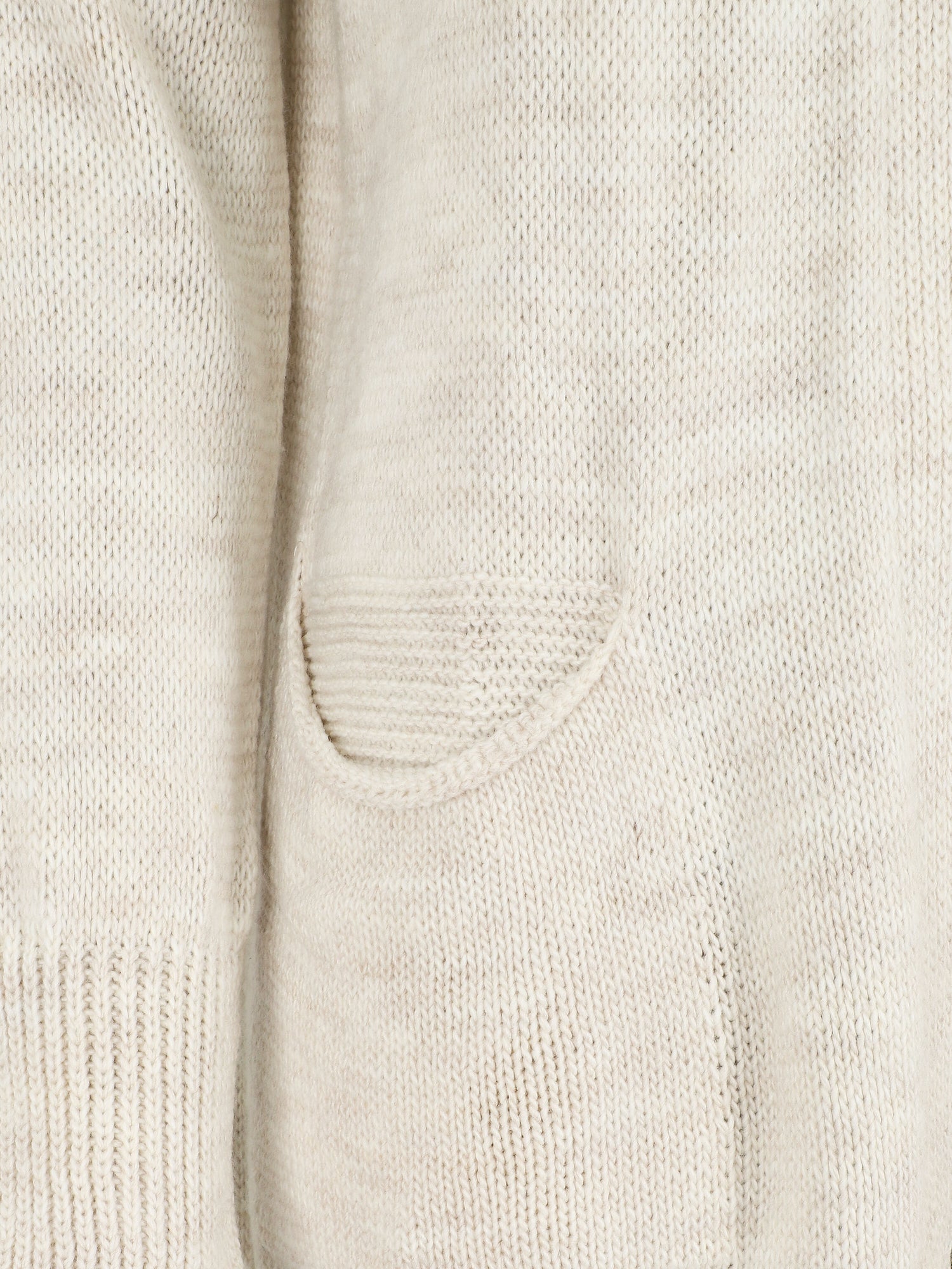 Gilet mi-long à capuche - Beige - 3