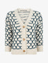 Cardigan à imprimé fantaisie - Bleu canard - 1