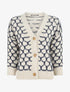 Cardigan à imprimé fantaisie - Bleu - 1