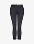 Pantalon droit à bords retroussés - Marine - 4