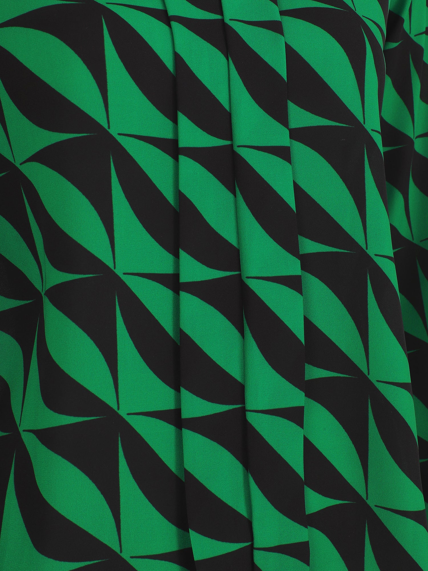 Blouse manches 3/4 imprimé graphique - Vert - 3