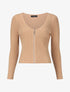 Pull côtélé à zip - Camel - 5