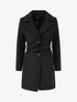 Manteau long classique - Noir - 4