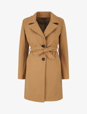 Manteau long classique - Camel - 4