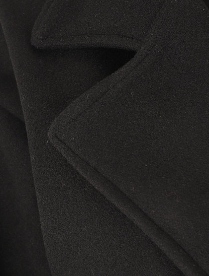 Manteau long oversize - Noir - 3