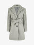 Manteau long effet peau de mouton - Gris - 5