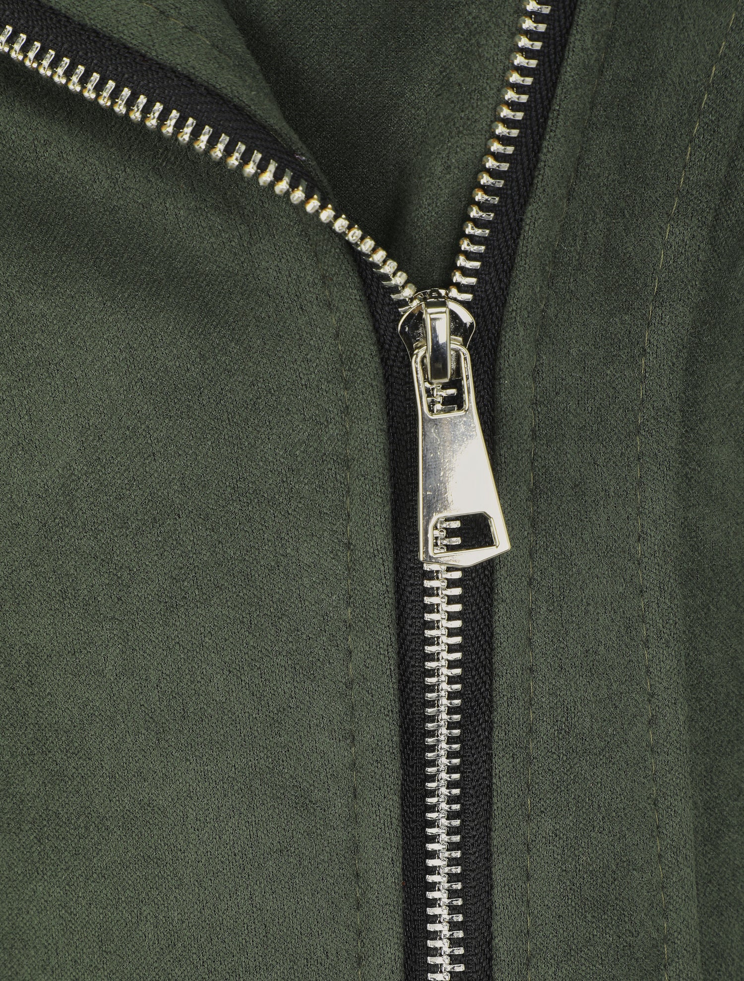Veste style perfecto en suédine - Vert - 3