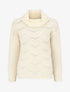 Pull duveteux à col roulé - Beige - 5