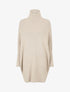 Pull col roulé oversize - Beige - 1