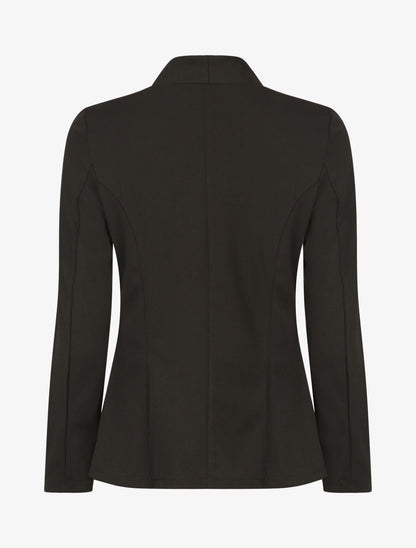 Veste fluide à col cranté - Noir - 2